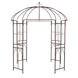 8.4 x 7 Feet Wide Birdcage Shape Garden Arbor