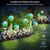 2 Pcs Dandelion Solar Light 36LED Beads Outdoor Garden Lawn Pathway Landscape Stake Lamp Colorful Ornamental Light