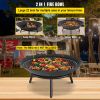 Outdoor Recreation Dinning Barbeque 2-in-1 Heating & BBQ Fire Pit