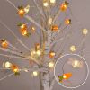 Crab Decor; 1 Roll Of Easter Decor Bunny String Lights Battery Operated; Rabbit Lights For Bedroom Birthday Easter Decorations Outdoor Indoor