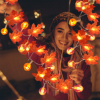 Maple Leaves String Lights with Pumpkin Maple String Lights