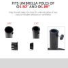 Outdoor Shades Patio Umbrellas Umbrella Stands Base