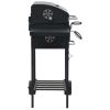 Outdoor Party Backyard Dinner Mobile Stainless Steel Square Oven Charcoal Oven