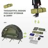 Outdoor Adventure With 1 Person Folding Pop Up Camping Cot Tent